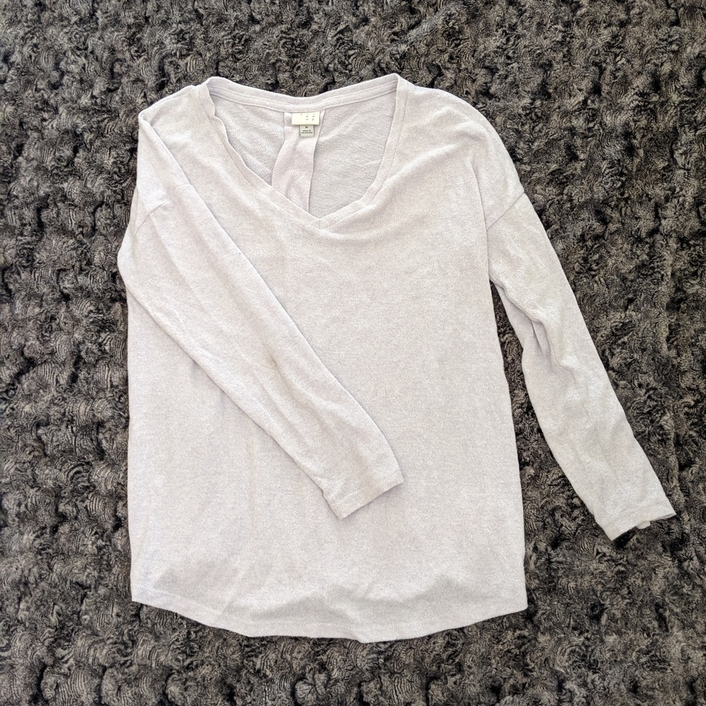 A New Day brand lavender light soft sweater